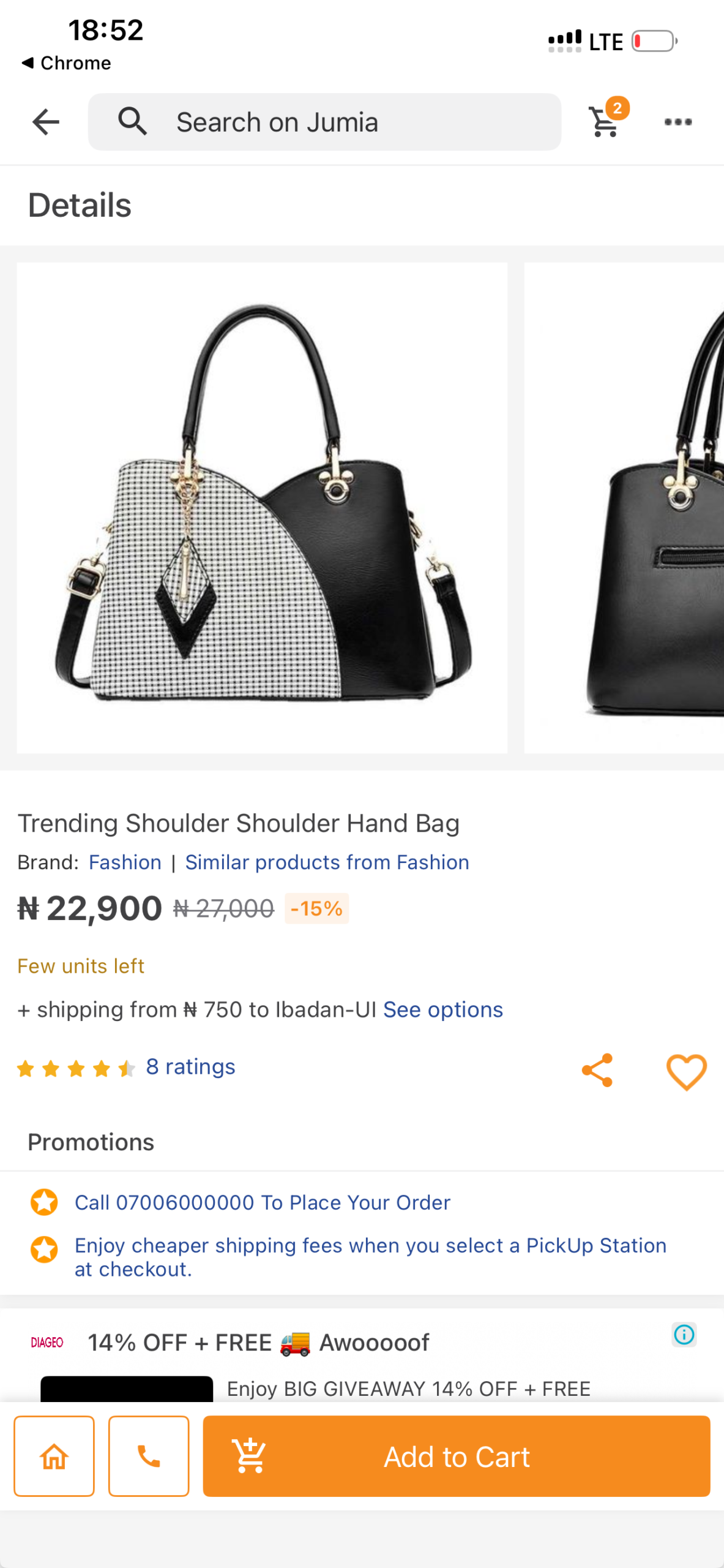 Bag price in Nigeria