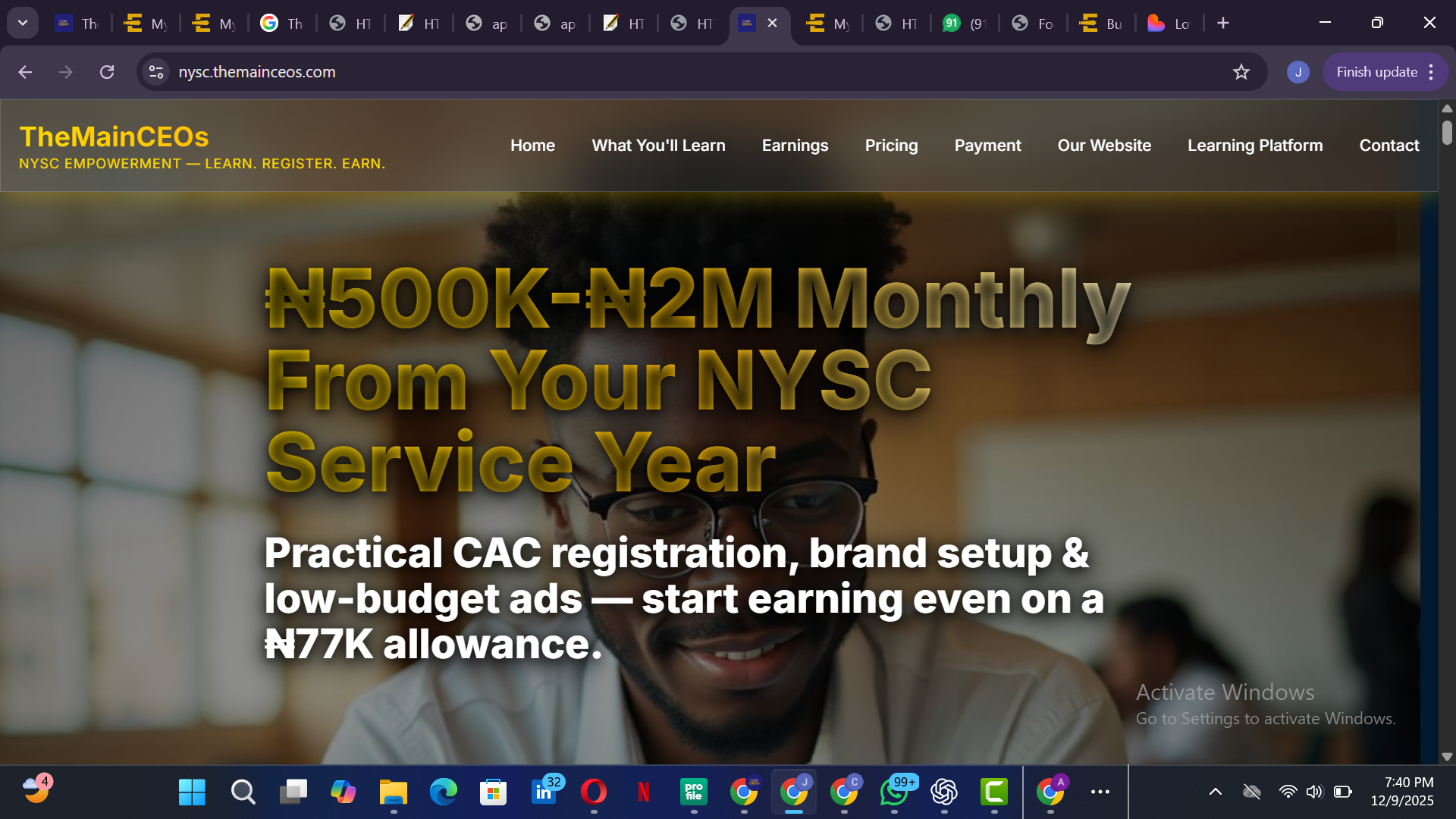 NYSC by TheMainCEOs landing preview
