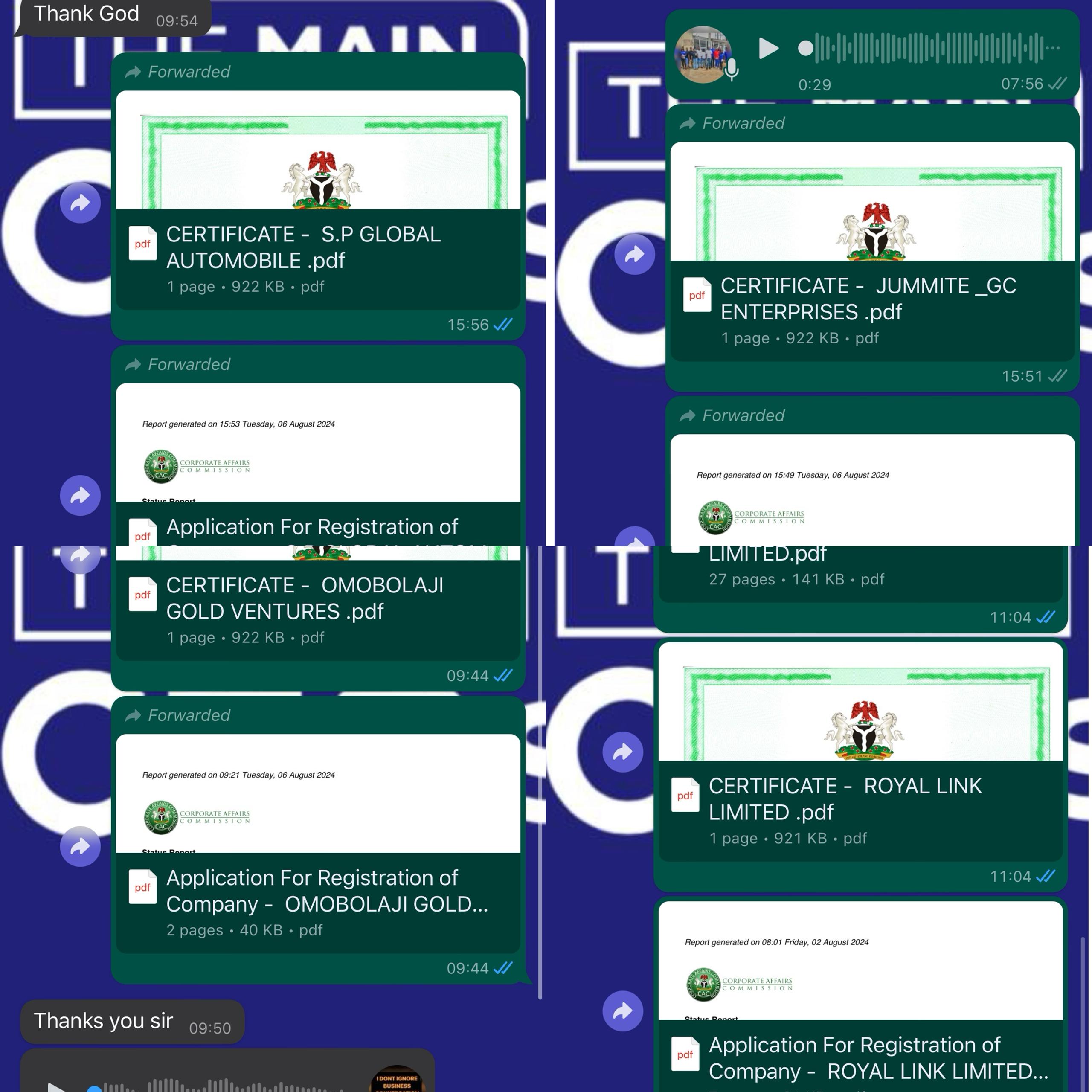 Registration proof additional 2